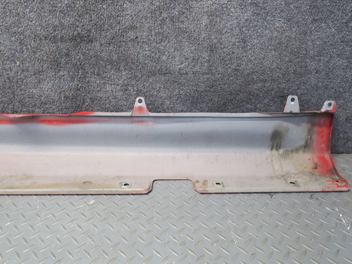 97-02 BMW E36/7 Z3 Left Side Skirt Rocker Panel Lower Molding RED OEM