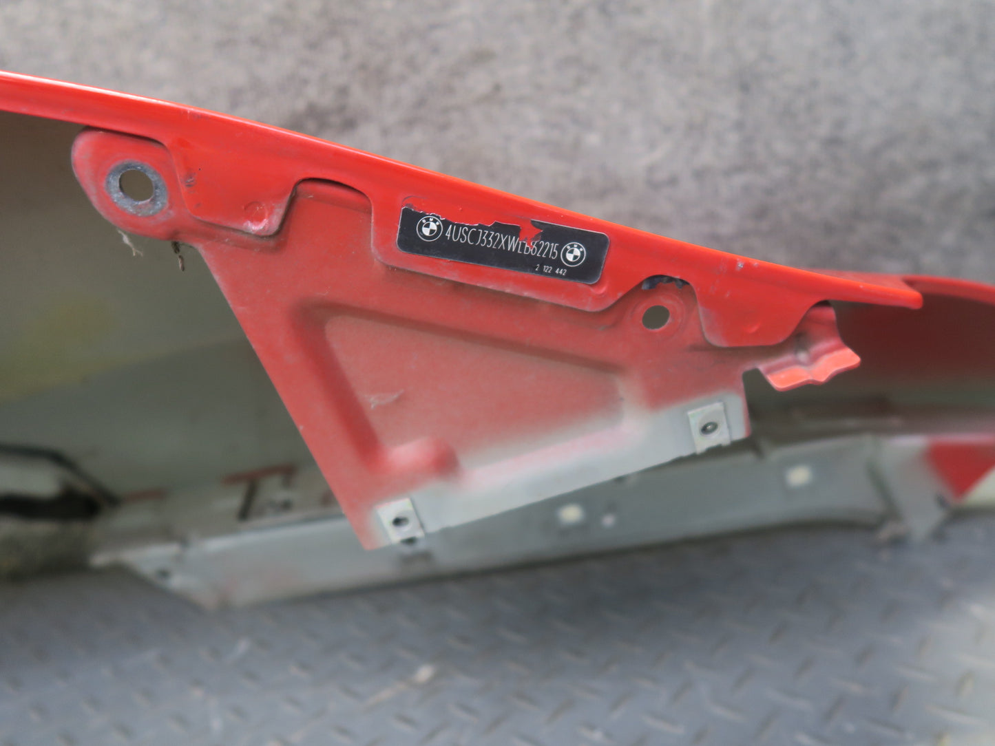 97-99 BMW E36/7 Z3 Roadster Rear Left Quarter Fender Cover Panel Wide RED OEM