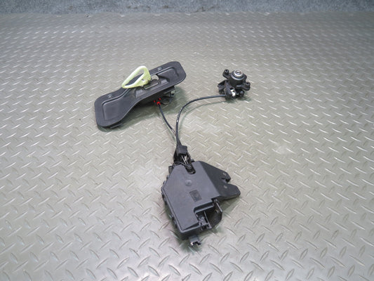 03-08 BMW E85 Z4 Rear Trunk Lid Lock Latch Actuator w Release Handle OEM