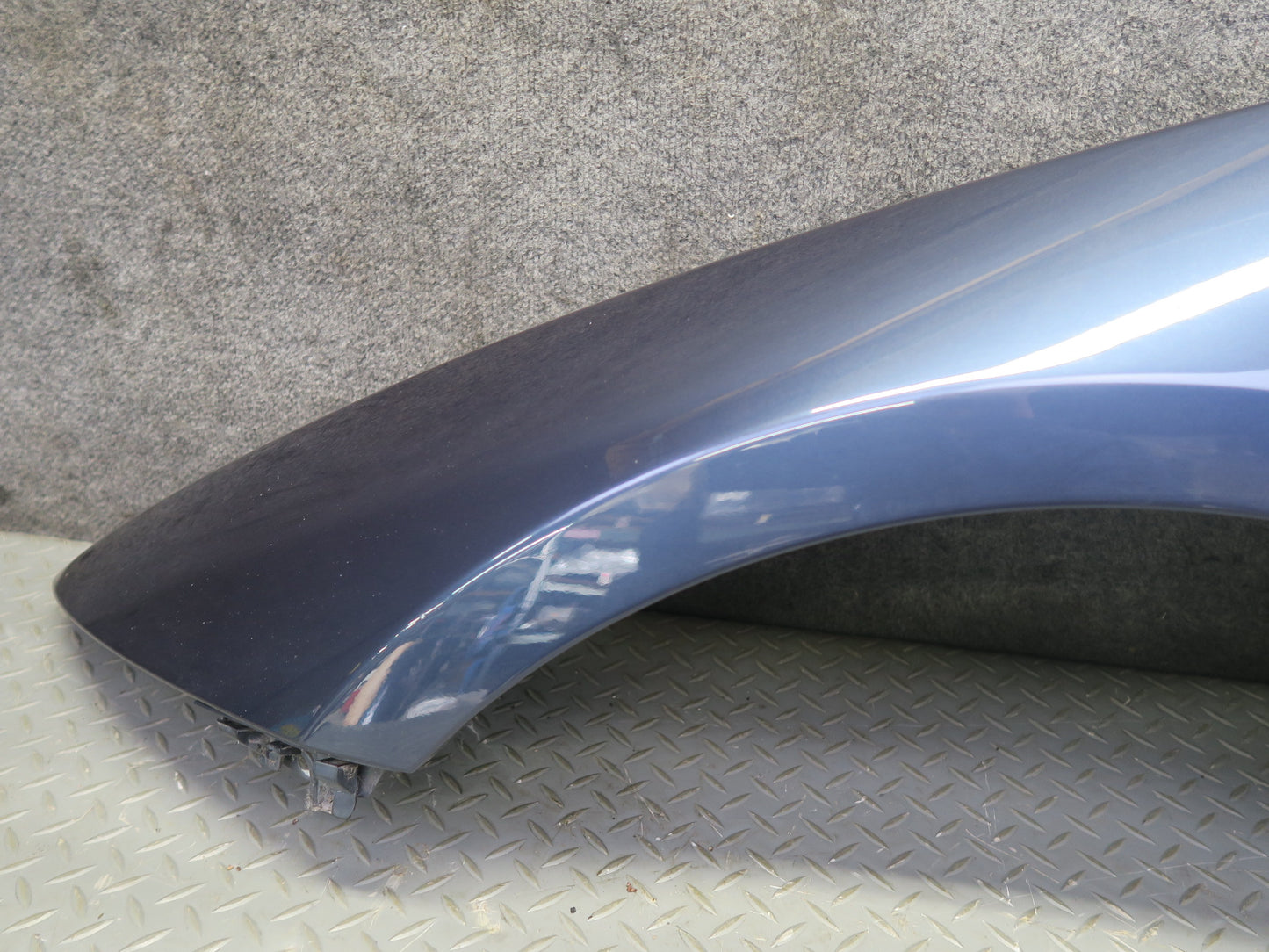 03-08 BMW E86 E85 Z4 Front Left Fender Shell Cover Panel Blue OEM