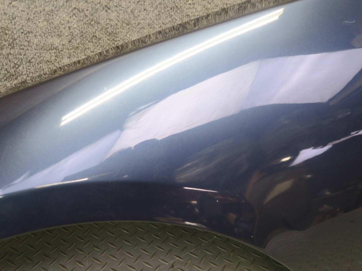 03-08 BMW E86 E85 Z4 Front Left Fender Shell Cover Panel Blue OEM