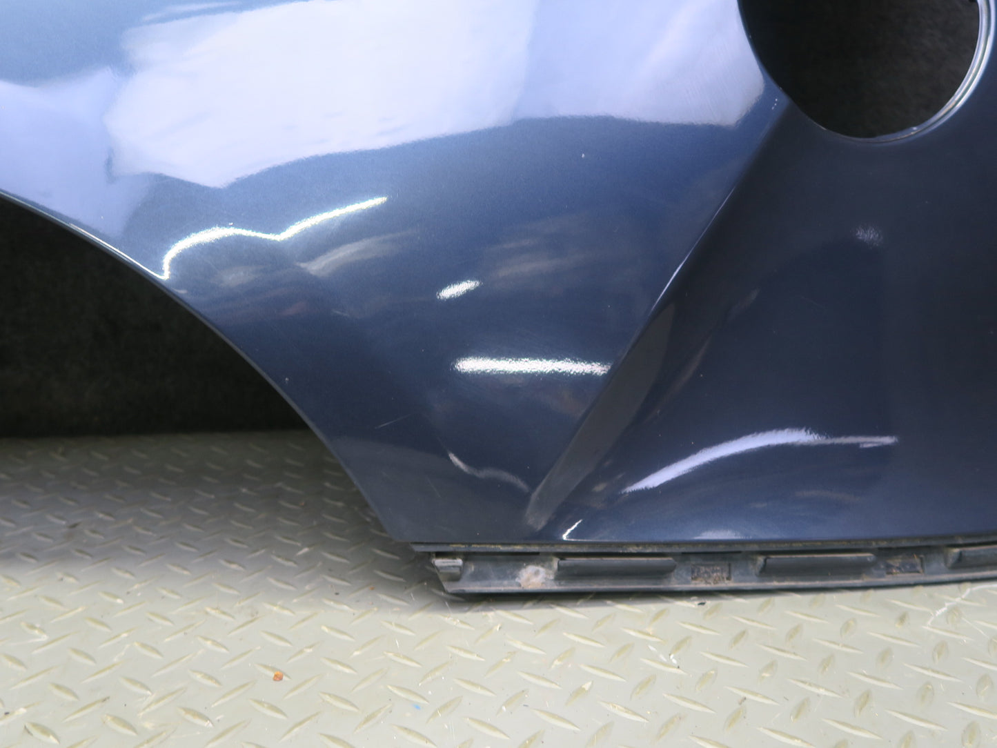 03-08 BMW E86 E85 Z4 Front Left Fender Shell Cover Panel Blue OEM