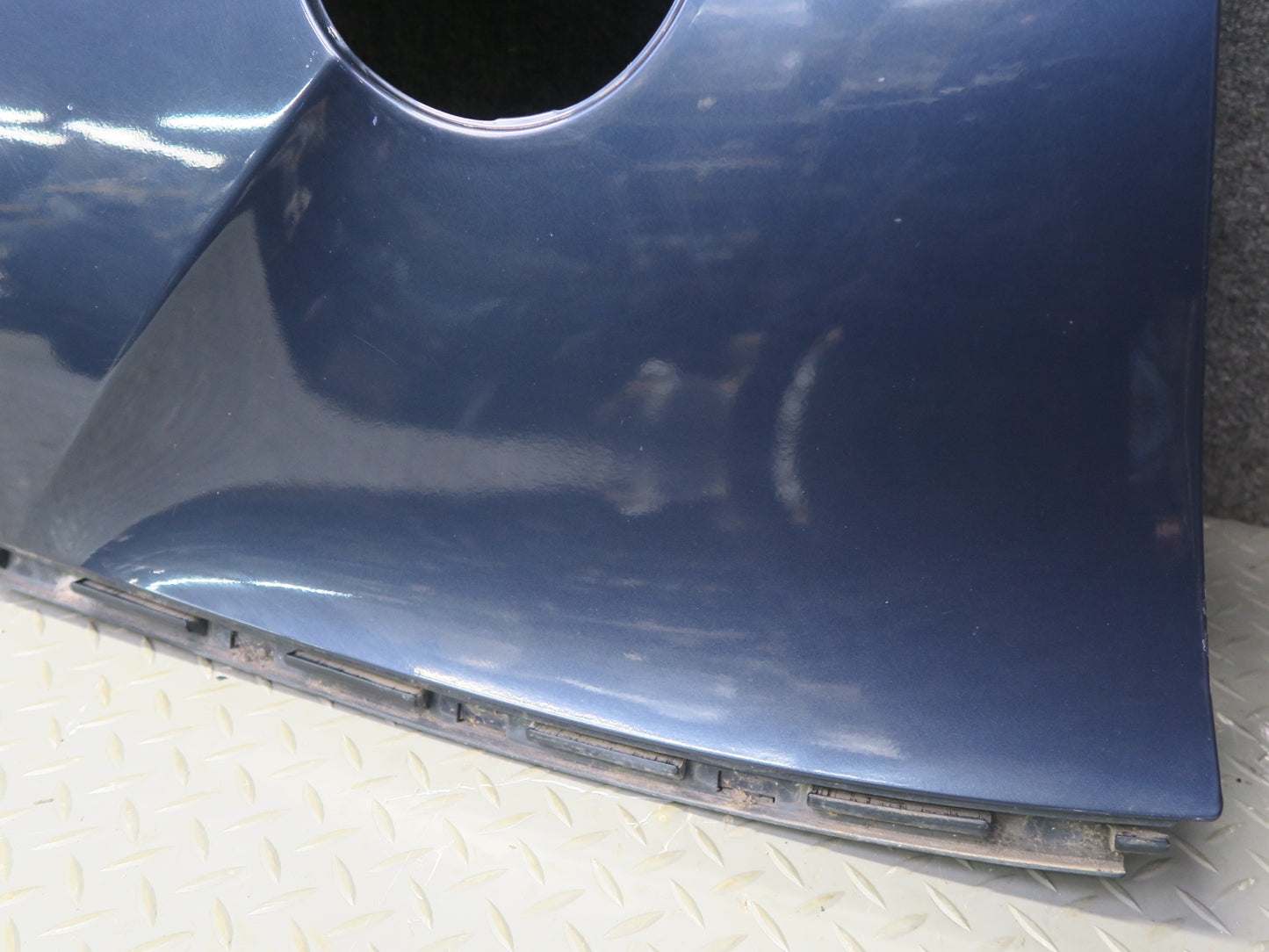 03-08 BMW E86 E85 Z4 Front Left Fender Shell Cover Panel Blue OEM