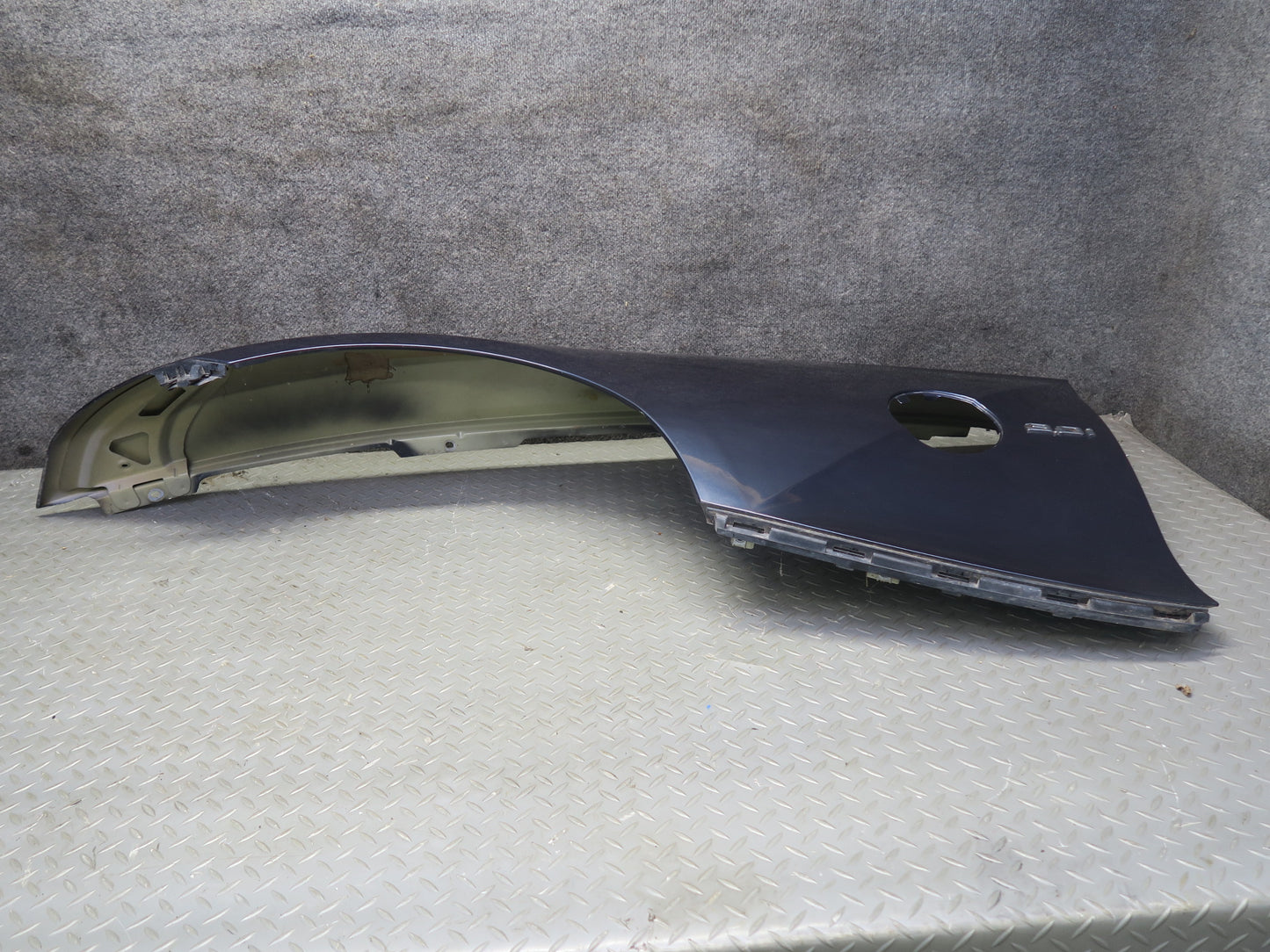 03-08 BMW E86 E85 Z4 Front Left Fender Shell Cover Panel Blue OEM