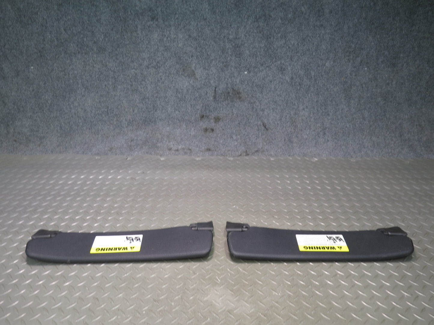 03-08 BMW E85 Z4 Convertible Set of 2 Front Left & Right Sun Visor OEM