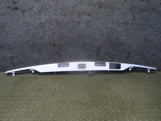 12-15 Range Rover Evoque L538 Rear Trunk Lid Light Finisher Trim Panel w Camera