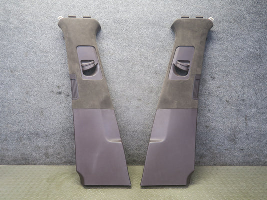 11-18 Porsche Cayenne 958 Right Left Side Upper B Pillar Trim Cover Panel Set