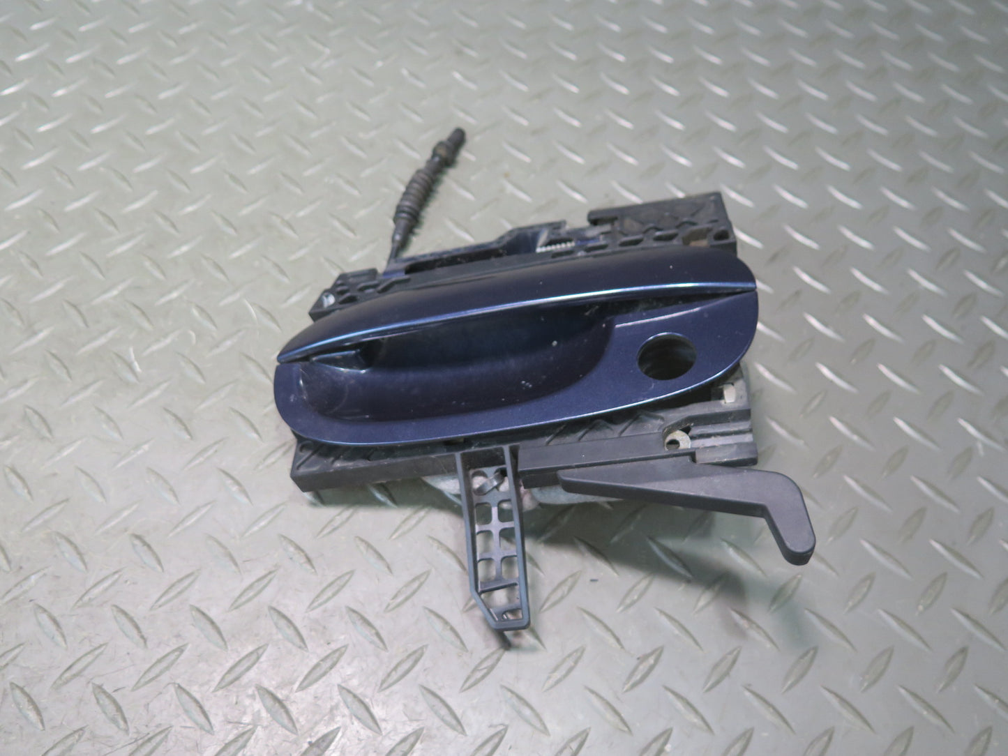 03-08 BMW E85 E86 Z4 Set of 2 Left & Right Door Exterior Handle Blue OEM