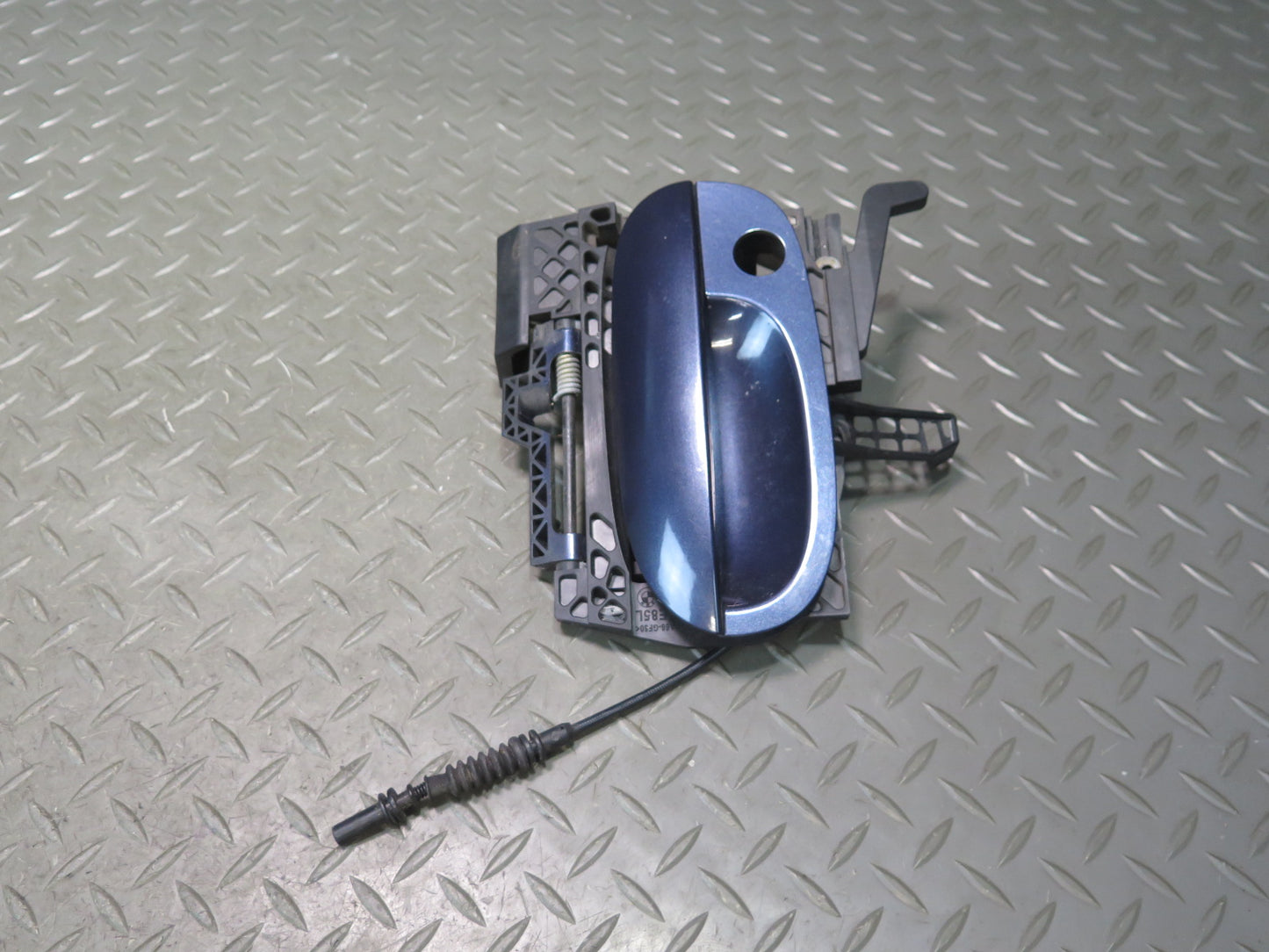 03-08 BMW E85 E86 Z4 Set of 2 Left & Right Door Exterior Handle Blue OEM