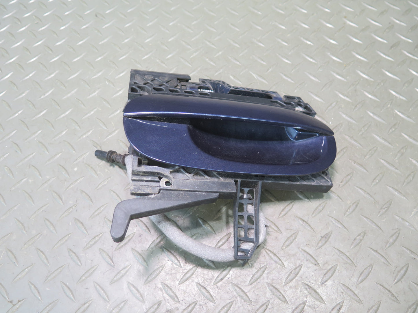 03-08 BMW E85 E86 Z4 Set of 2 Left & Right Door Exterior Handle Blue OEM