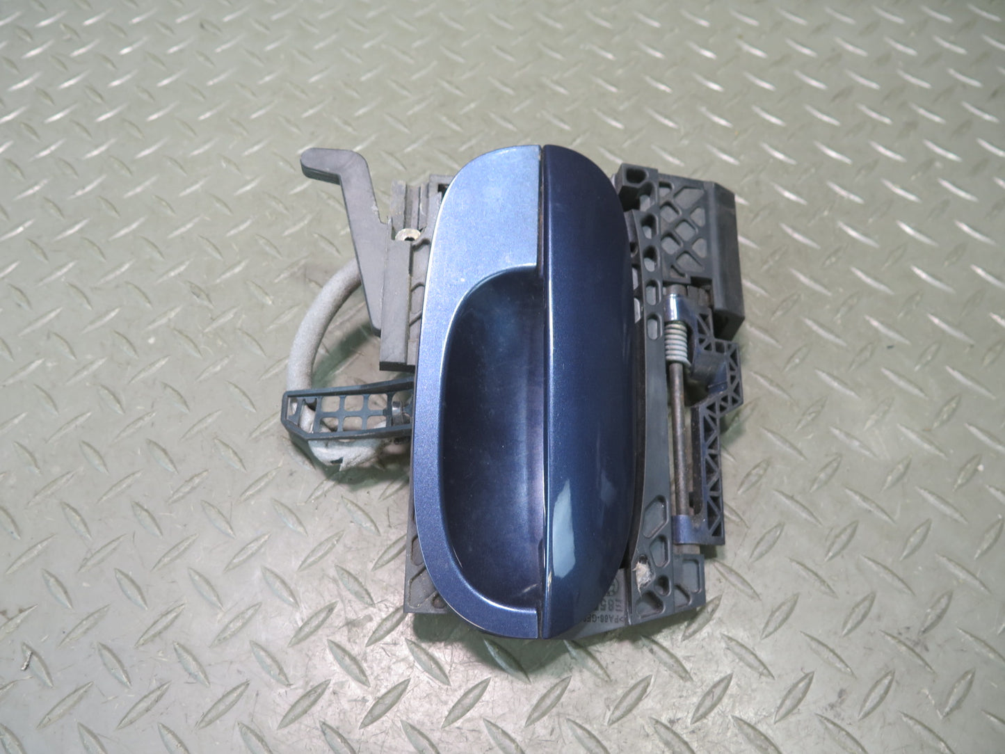 03-08 BMW E85 E86 Z4 Set of 2 Left & Right Door Exterior Handle Blue OEM