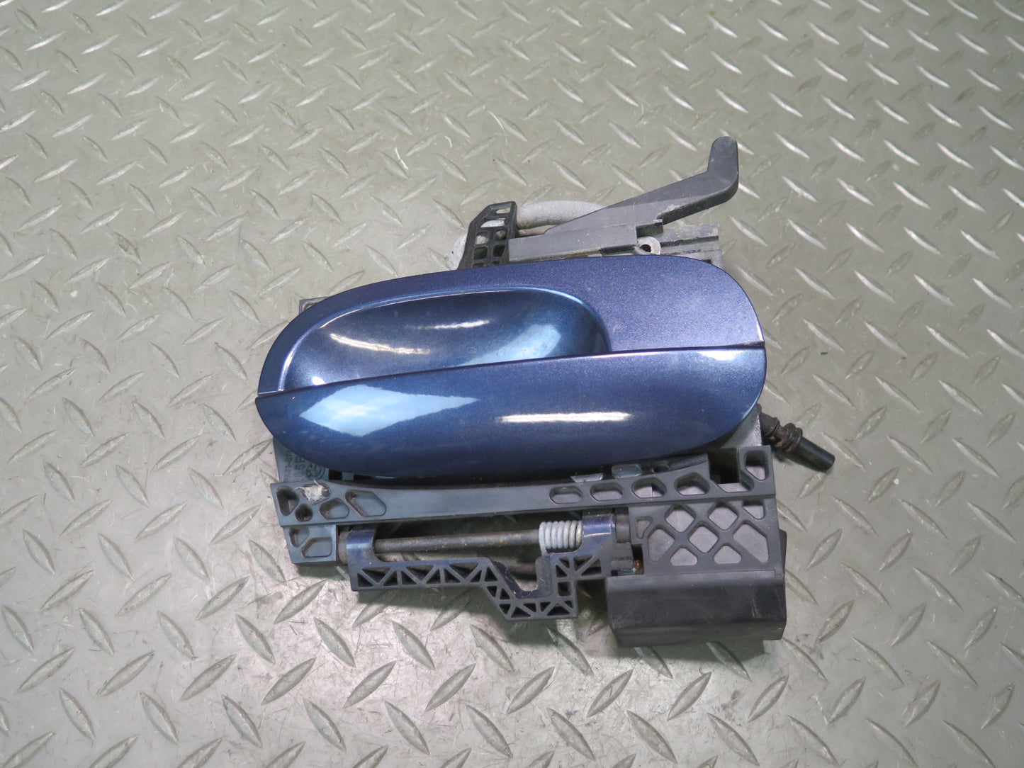 03-08 BMW E85 E86 Z4 Set of 2 Left & Right Door Exterior Handle Blue OEM