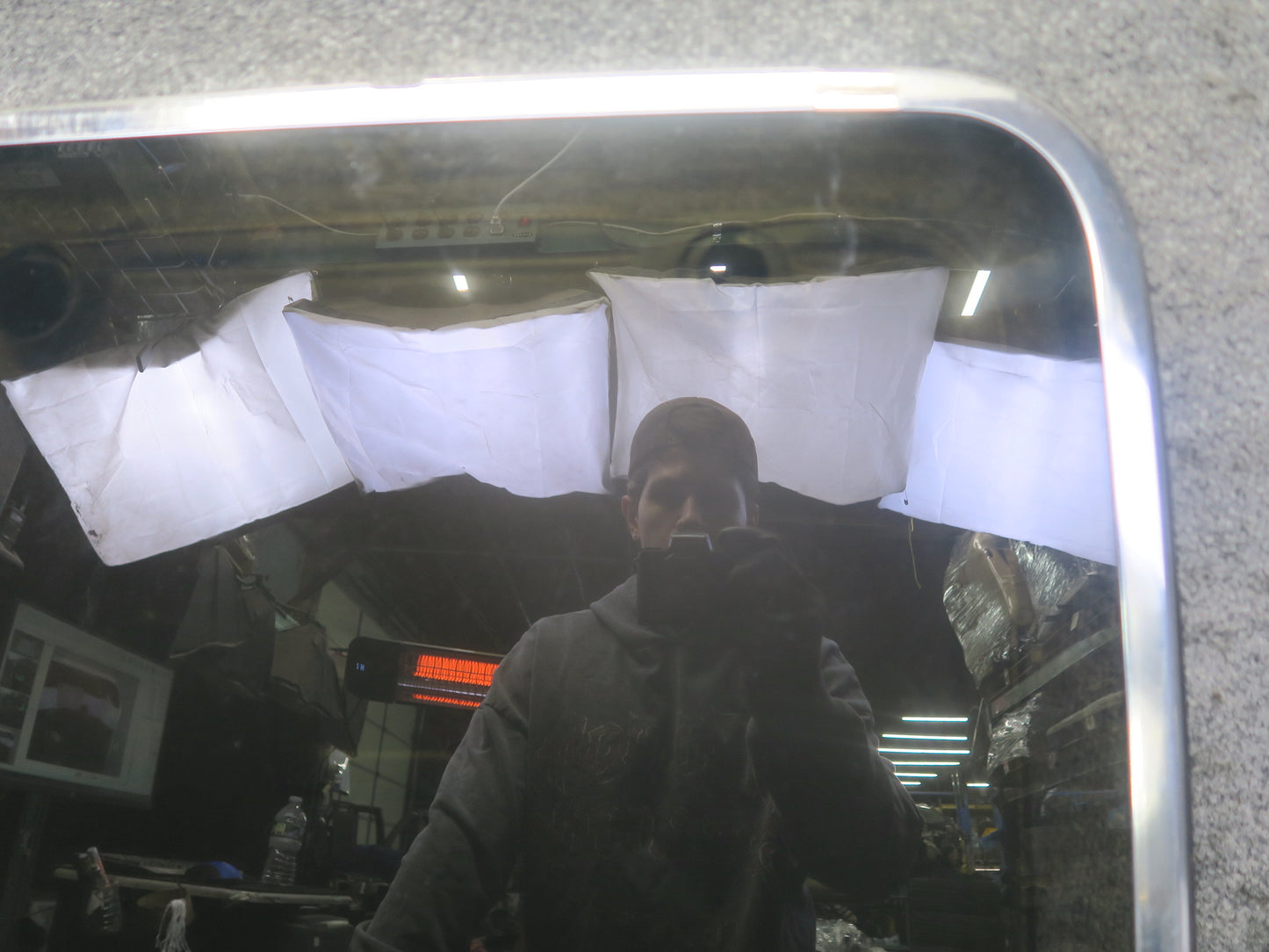 80-83 Datsun Nissan 280ZX 2+0 Left T-top Roof Glass Window w Shade & BAG OEM