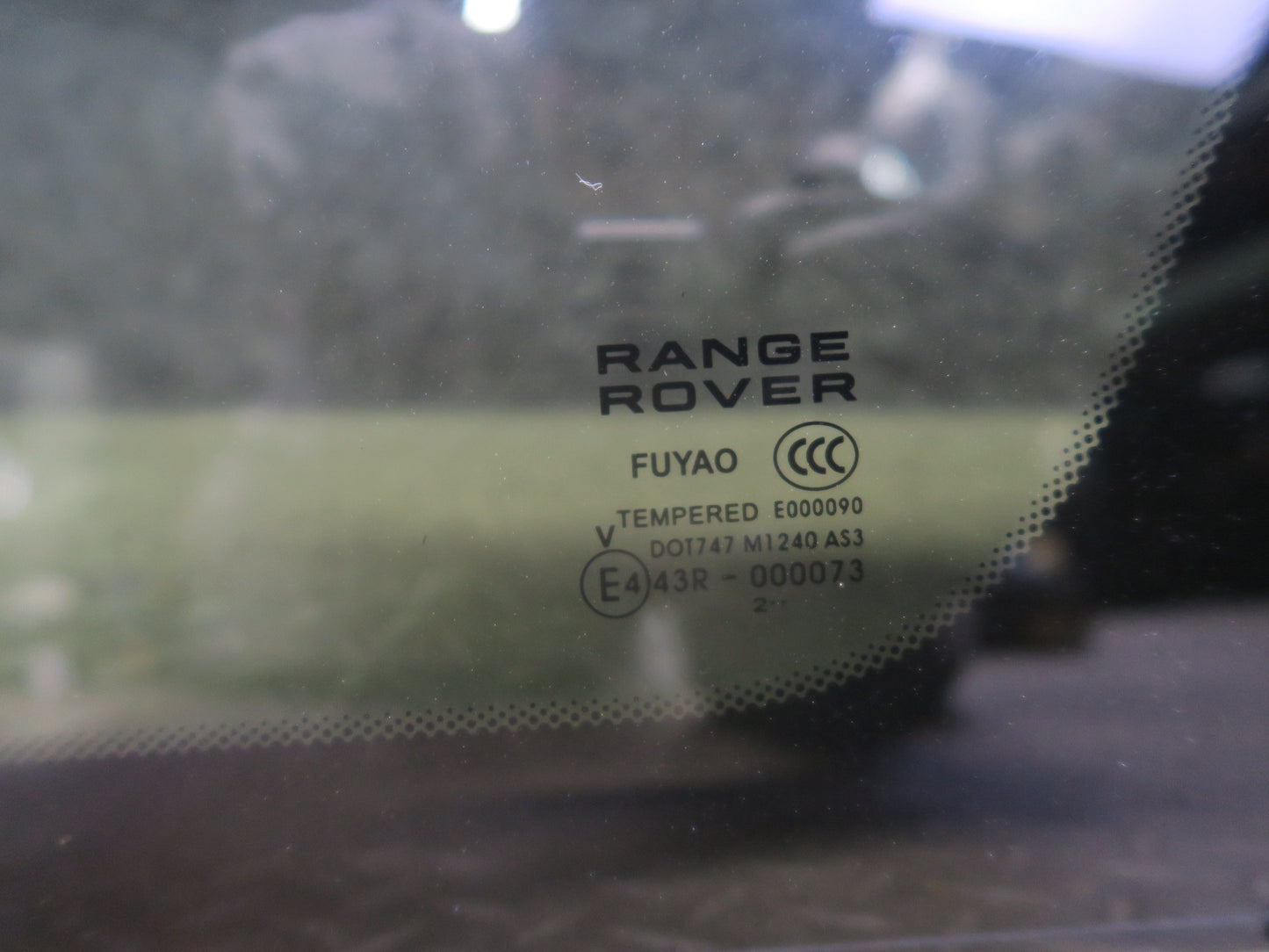 2012-2015 Range Rover Evoque L538 4DR Rear Right Quarter Glass Window