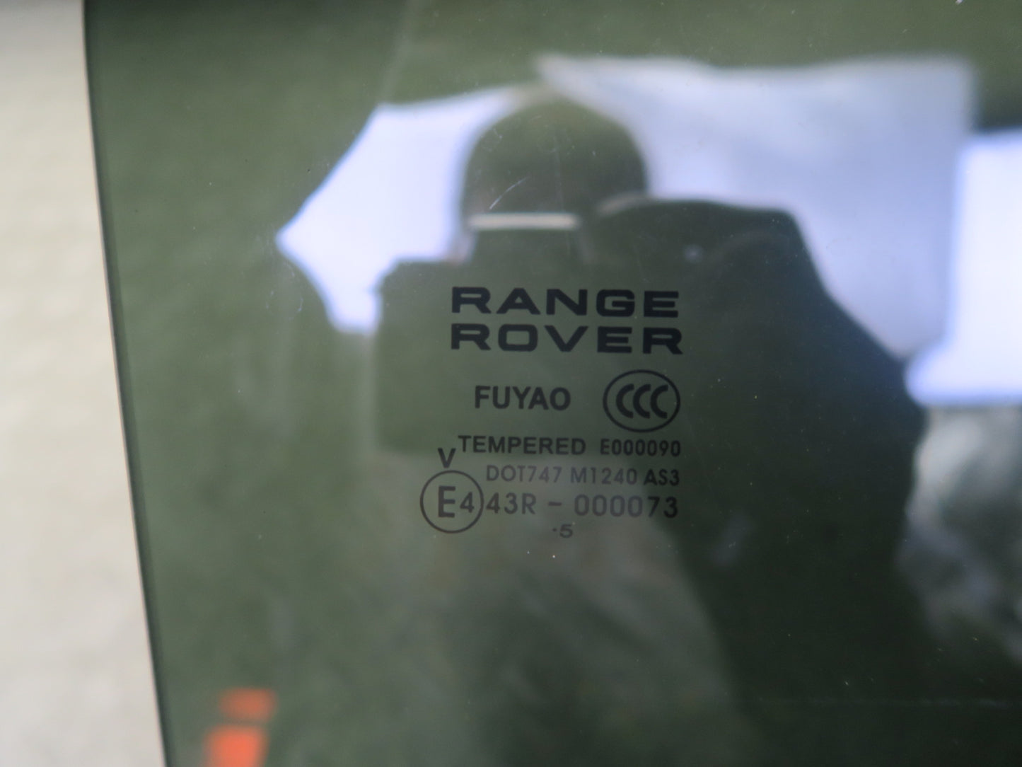 2012-2015 Range Rover Evoque L538 4DR Rear Right Door Glass Window