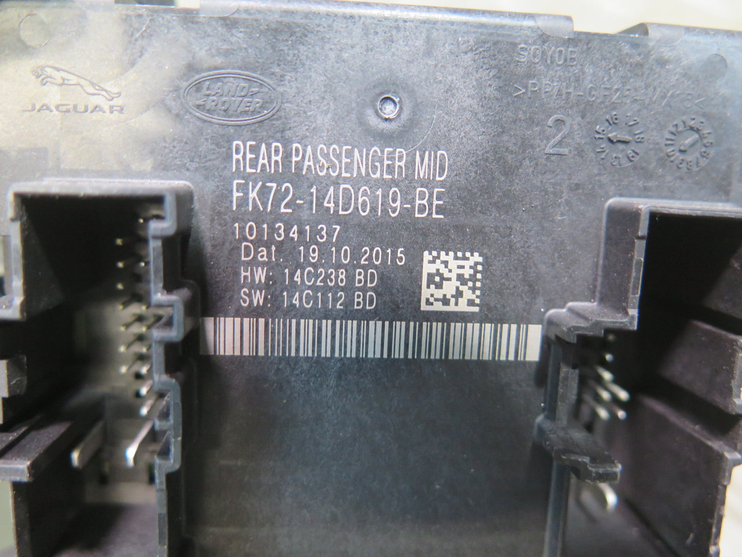 2016 Range Rover Sport L494 Rear Right Door Control Module FK72-14D619-BE