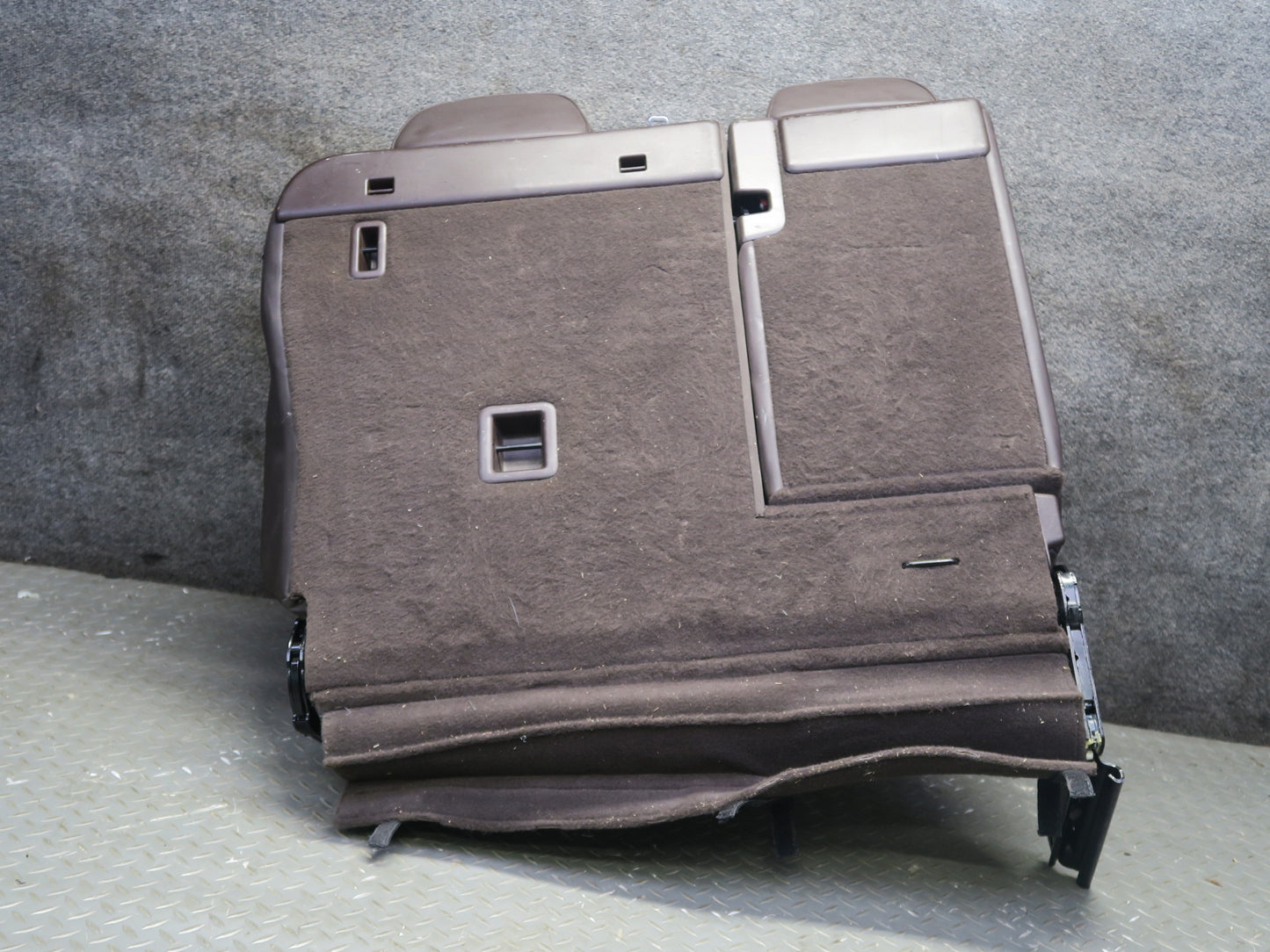 11-18 Porsche Cayenne 958 Turbo Rear Left Seat Upper Heated Leather Cushion