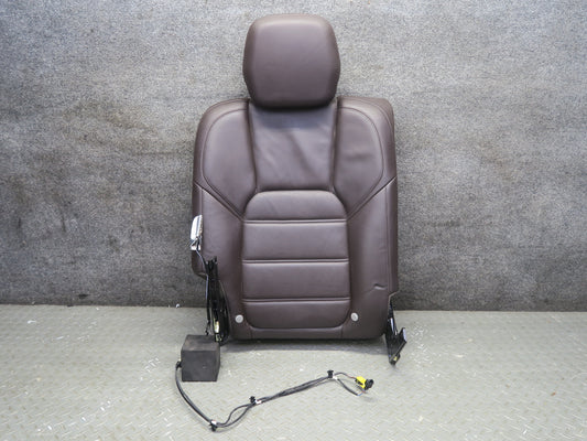 11-18 Porsche Cayenne 958 Turbo Rear Right Seat Upper Heated Leather Cushion