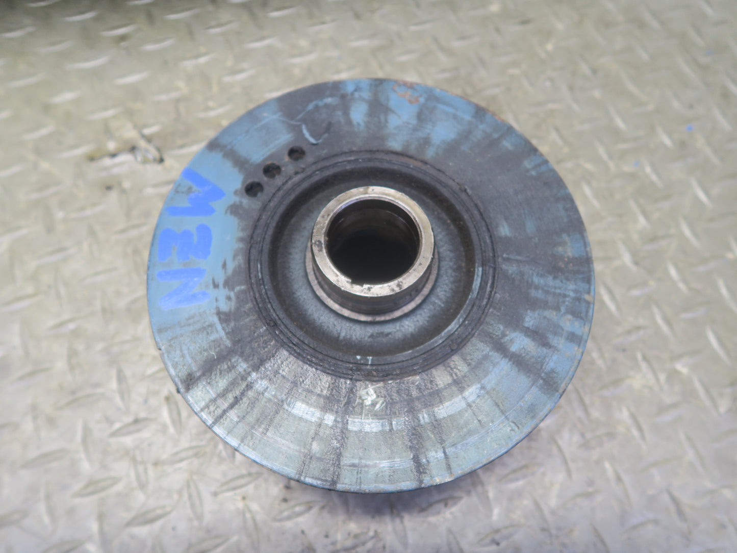 81-83 Datsun S130 280ZX Turbo Water Pump & Crankshaft Pulley w Tensioner Set OEM