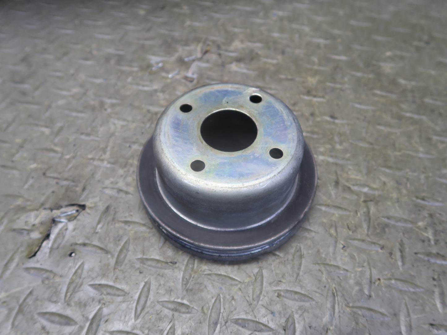 81-83 Datsun S130 280ZX Turbo Water Pump & Crankshaft Pulley w Tensioner Set OEM