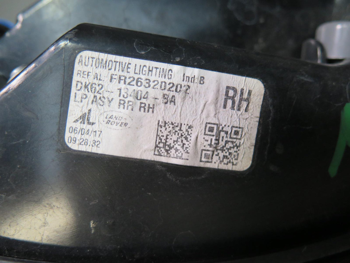 2014-2017 Range Rover Sport L494 Rear Right Tail Light Lamp DK62-13404-BA