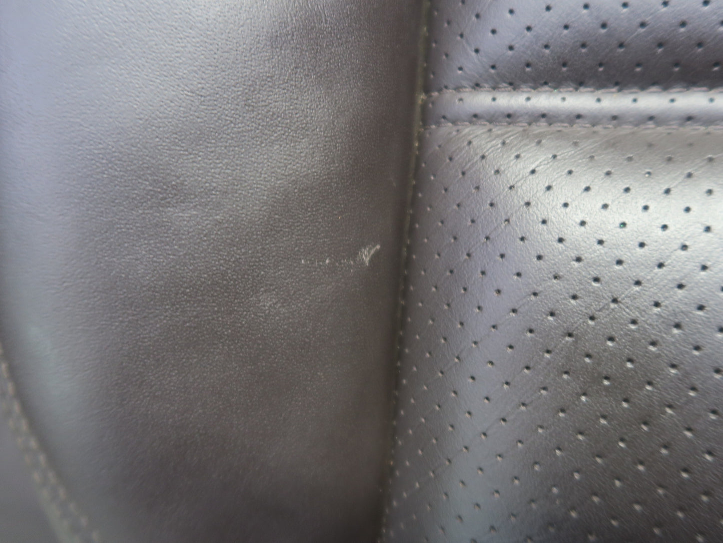 11-18 Porsche Cayenne 958 Turbo Rear Left Seat Lower Heated Leather Cushion