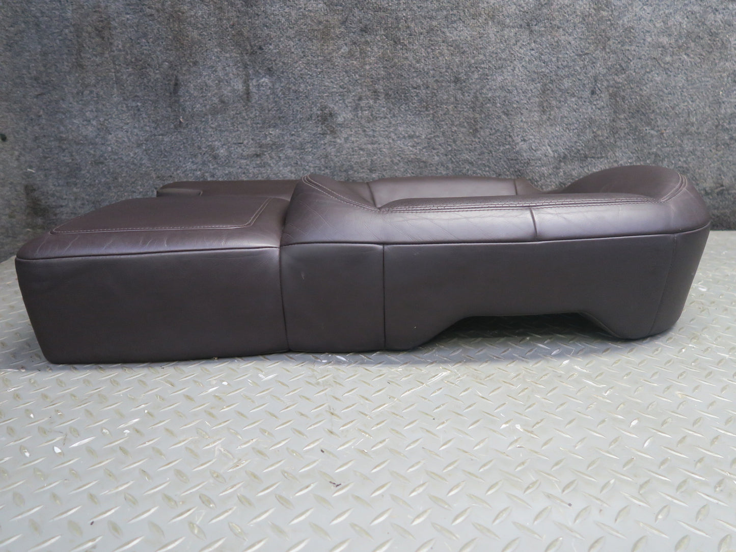 11-18 Porsche Cayenne 958 Turbo Rear Left Seat Lower Heated Leather Cushion