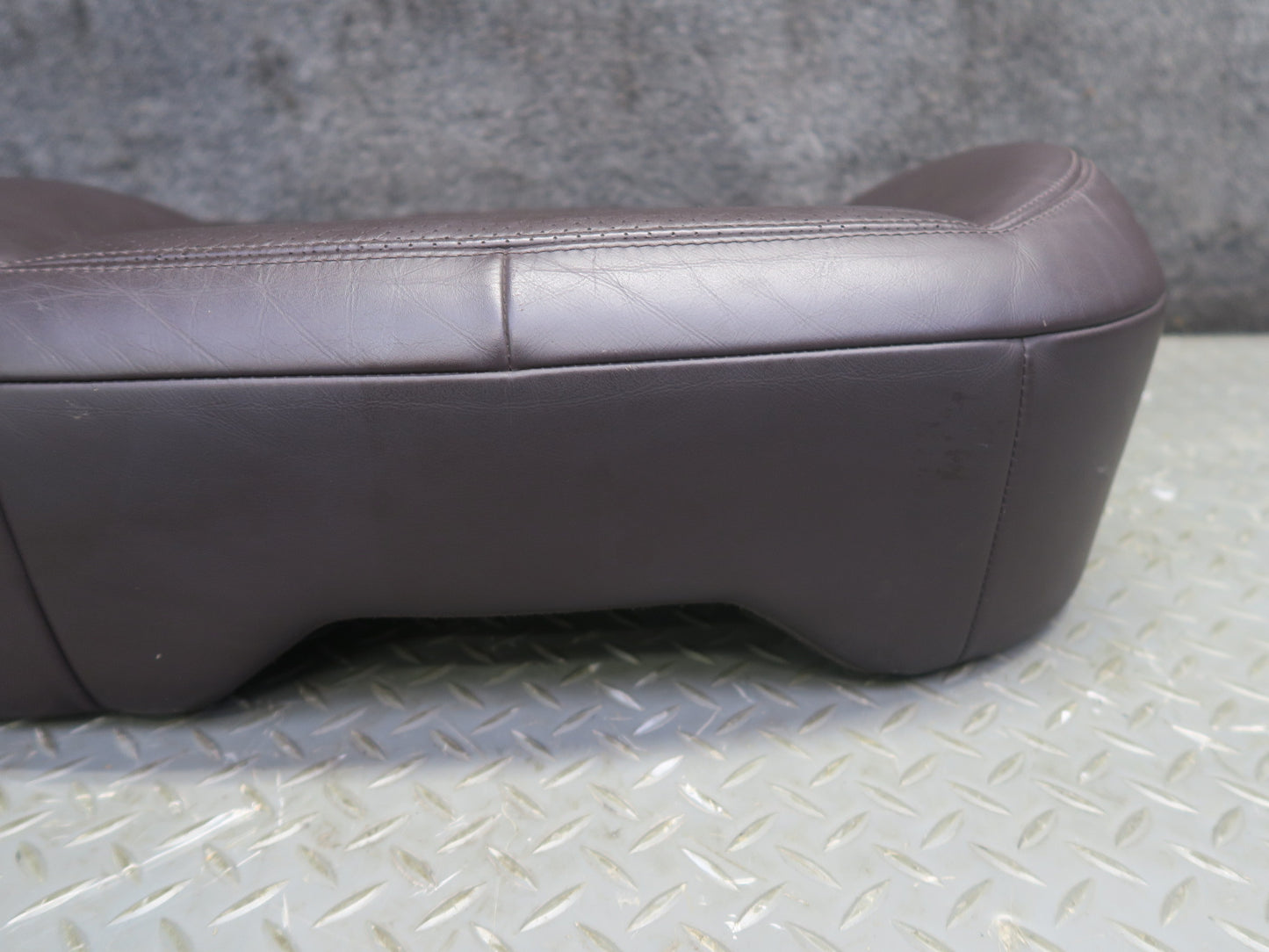 11-18 Porsche Cayenne 958 Turbo Rear Left Seat Lower Heated Leather Cushion
