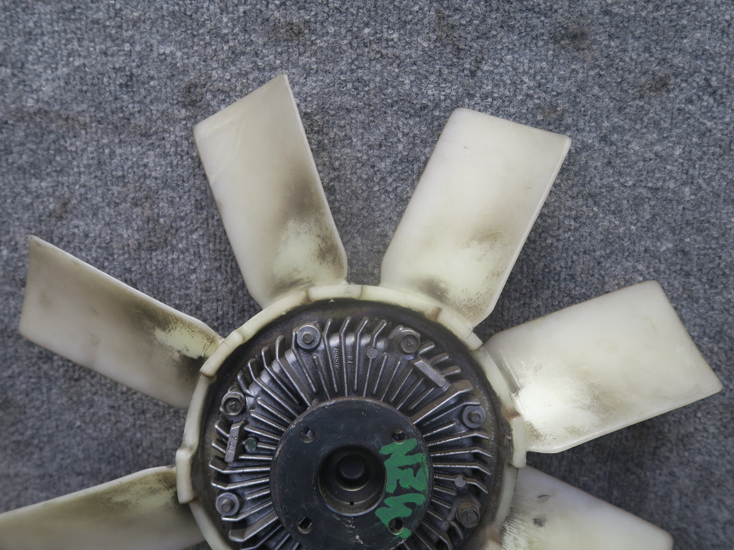 82-83 Datsun Nissan 280ZX S130 L28ET Turbo Engine Cooling Fan w Clutch 80K OEM