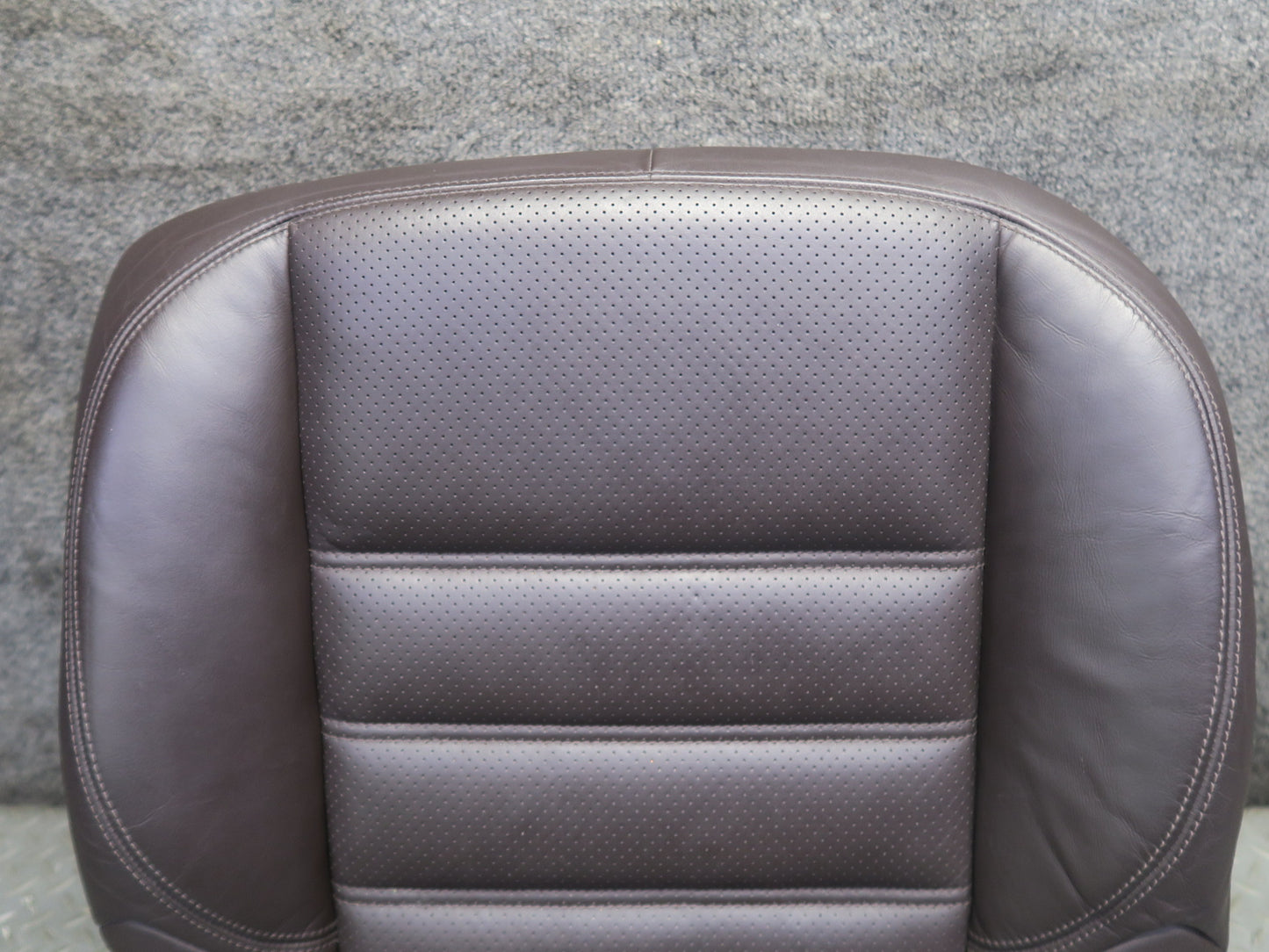 11-18 Porsche Cayenne 958 Turbo Rear Right Seat Lower Heated Leather Cushion