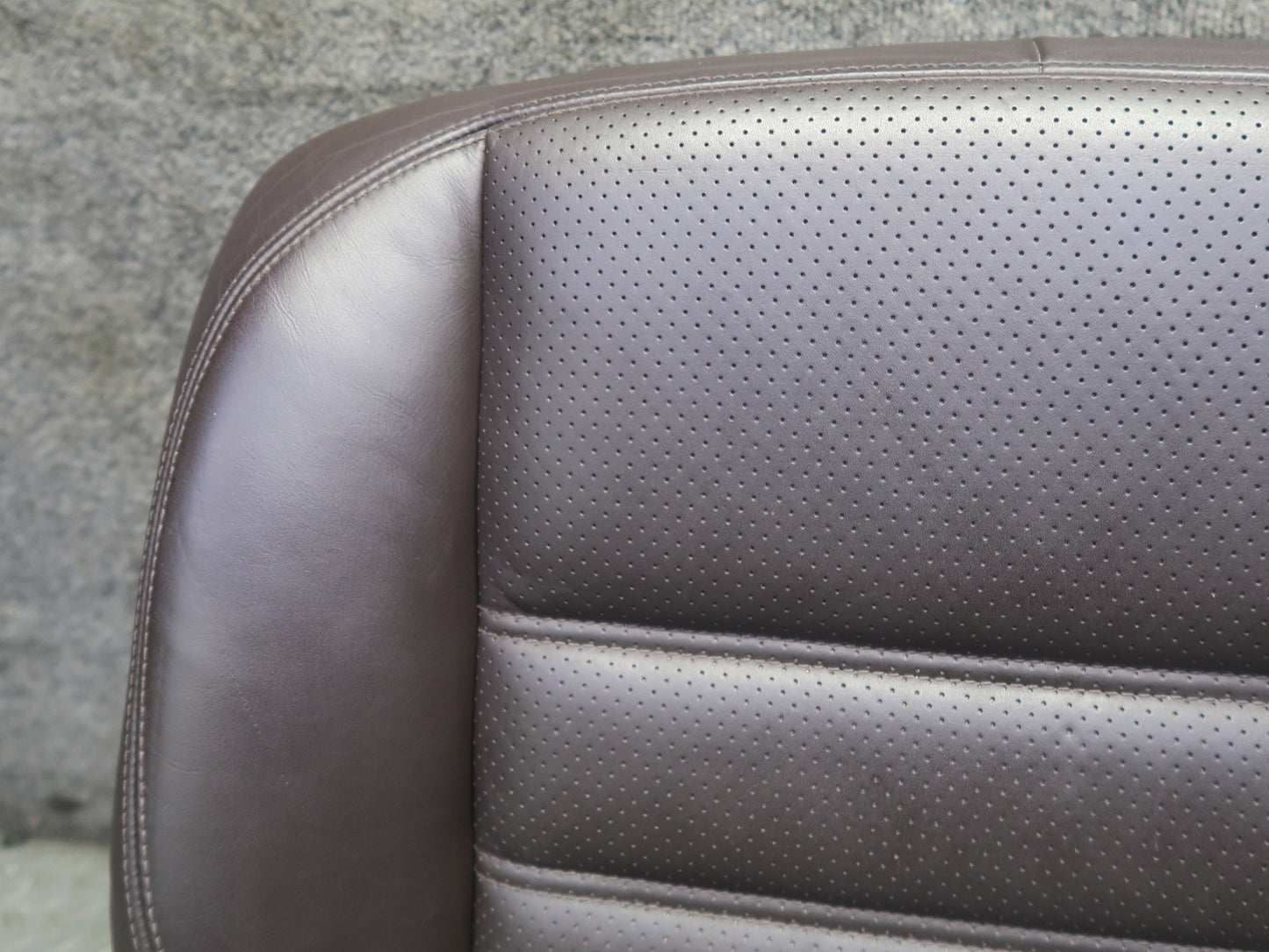 11-18 Porsche Cayenne 958 Turbo Rear Right Seat Lower Heated Leather Cushion