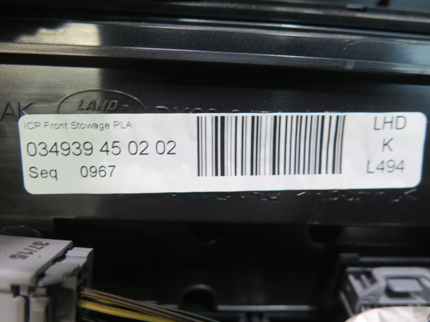 2014-2017 Range Rover Sport L494 A/C Heater Climate Control Switch Panel w Trim