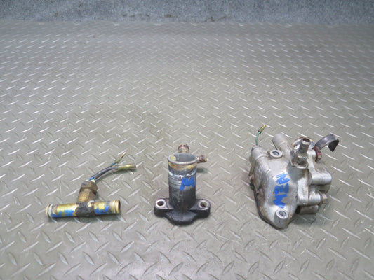 82-83 Datsun 280ZX S130 Turbo Thermostat w Pressure Regulator & Outlet Set OEM