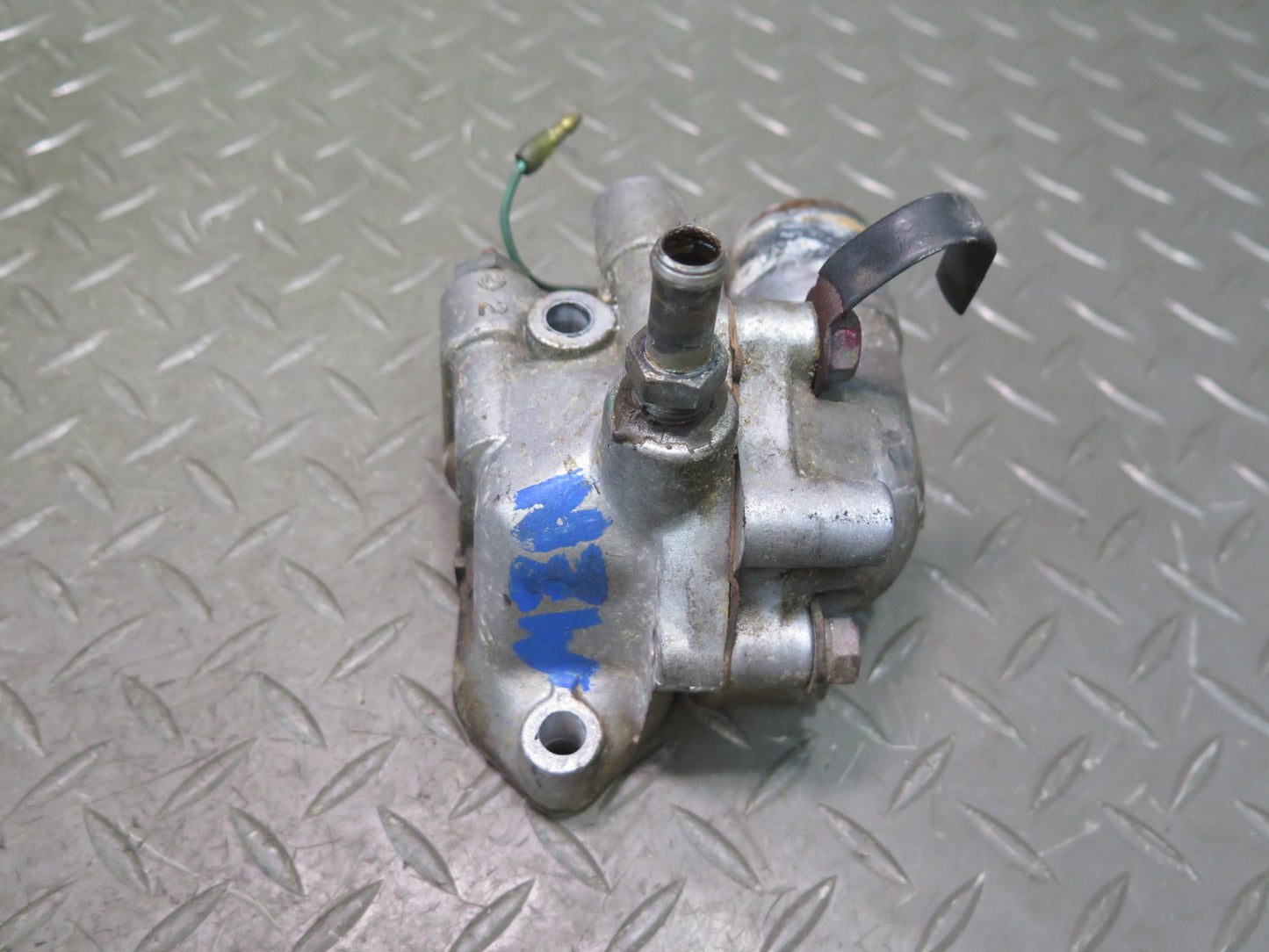 82-83 Datsun 280ZX S130 Turbo Thermostat w Pressure Regulator & Outlet Set OEM
