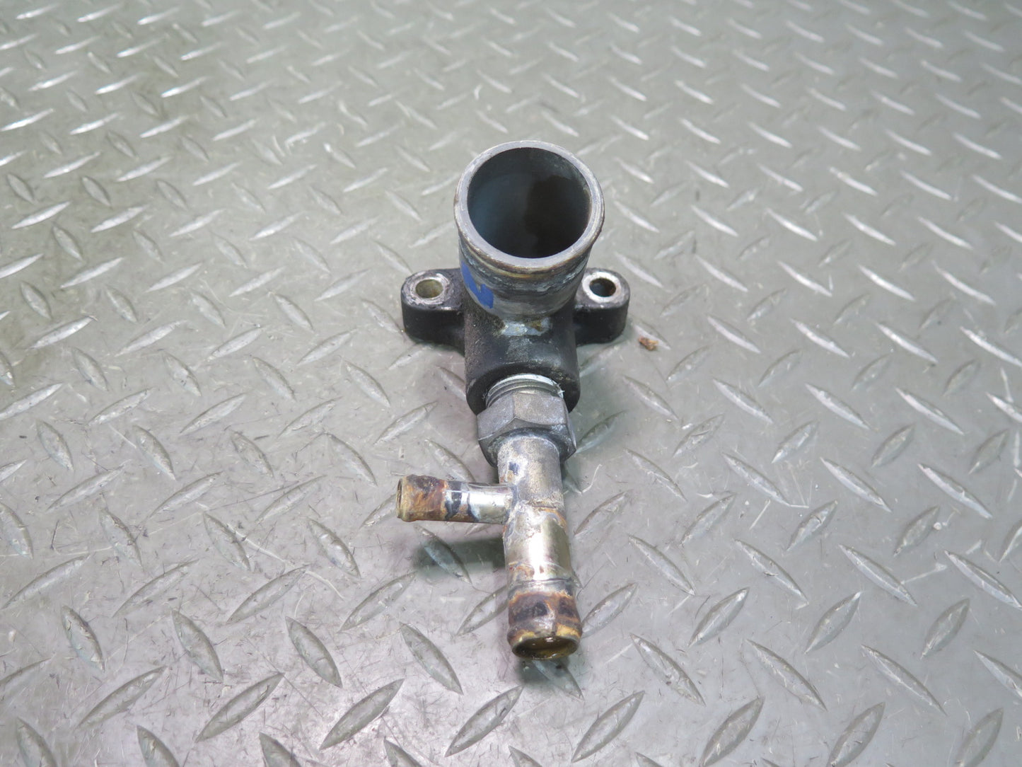 82-83 Datsun 280ZX S130 Turbo Thermostat w Pressure Regulator & Outlet Set OEM