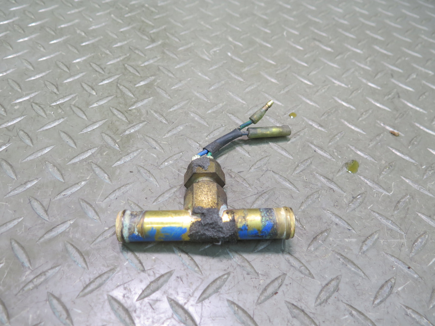 82-83 Datsun 280ZX S130 Turbo Thermostat w Pressure Regulator & Outlet Set OEM