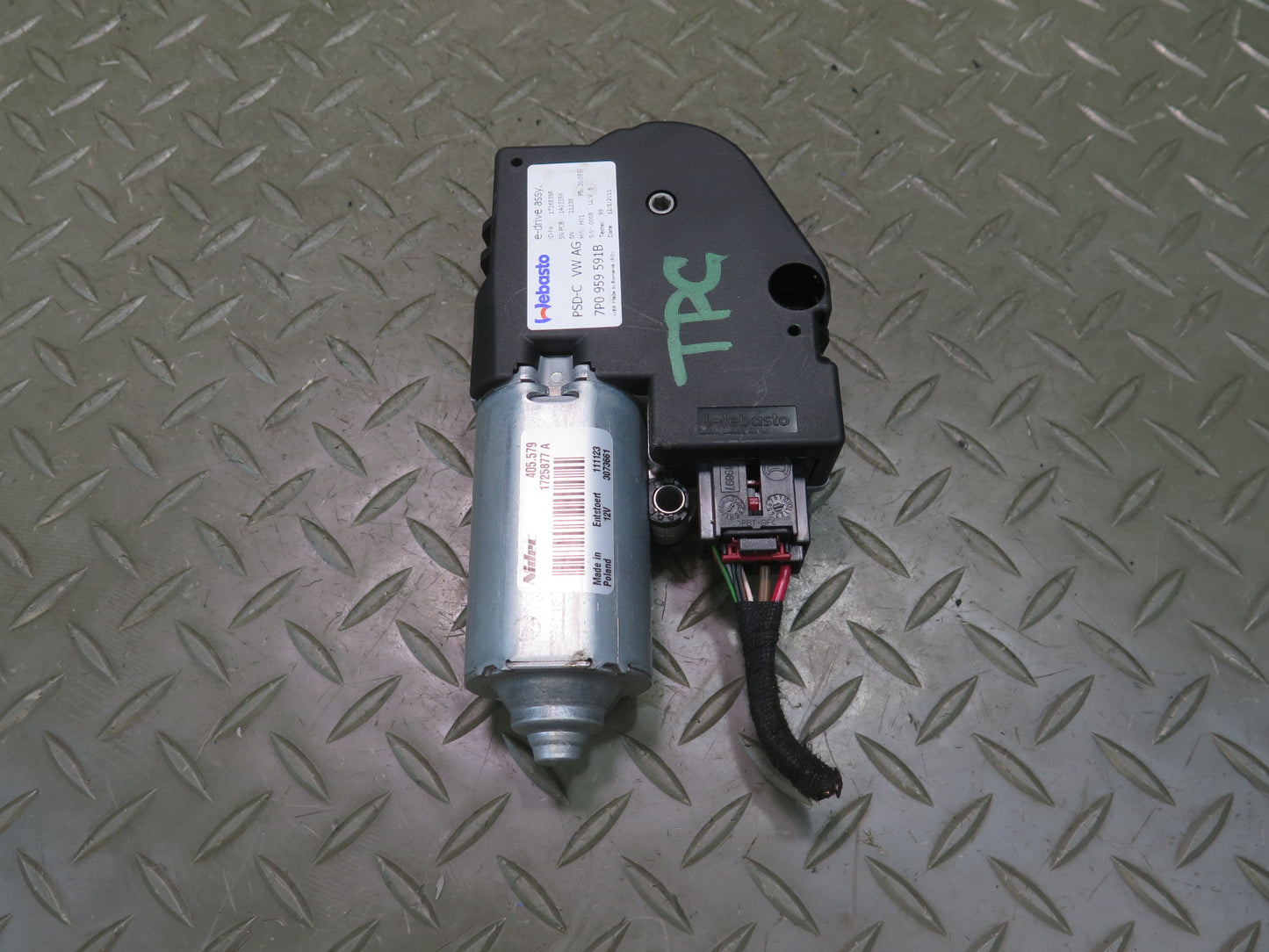 2011-2018 Porsche Cayenne 958 Front Sunroof Motor Drive Unit 7P0959591B