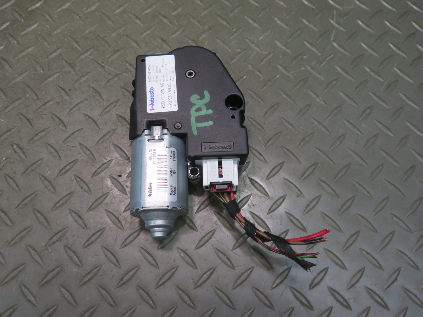 2011-2018 Porsche Cayenne 958 Rear Sunroof Motor Drive Unit 7P0959591C