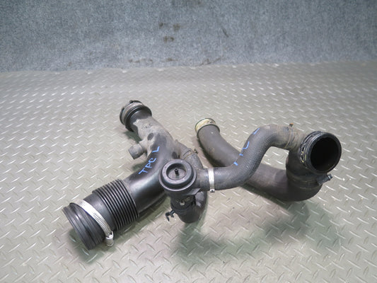 11-18 Porsche Cayenne 958 4.8L Turbo Left Intercooler Hose Pipe Line Set