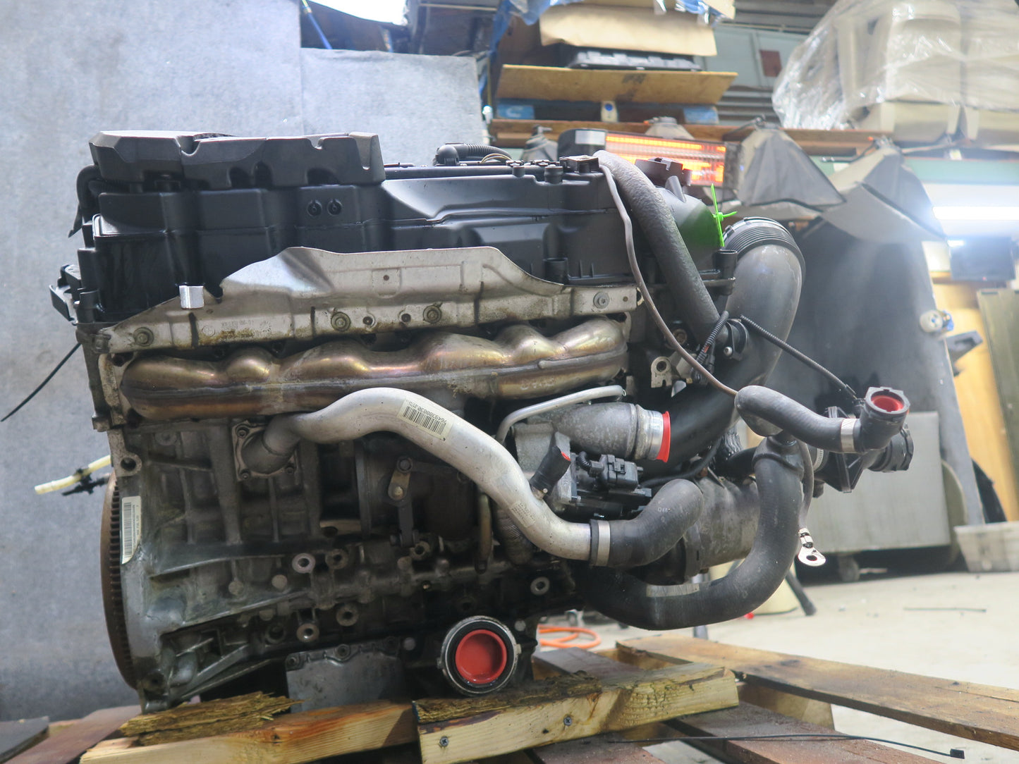 14-16 BMW F32 435XI 3.0L N55 AWD Complete Engine Motor w Turbo 144K Miles