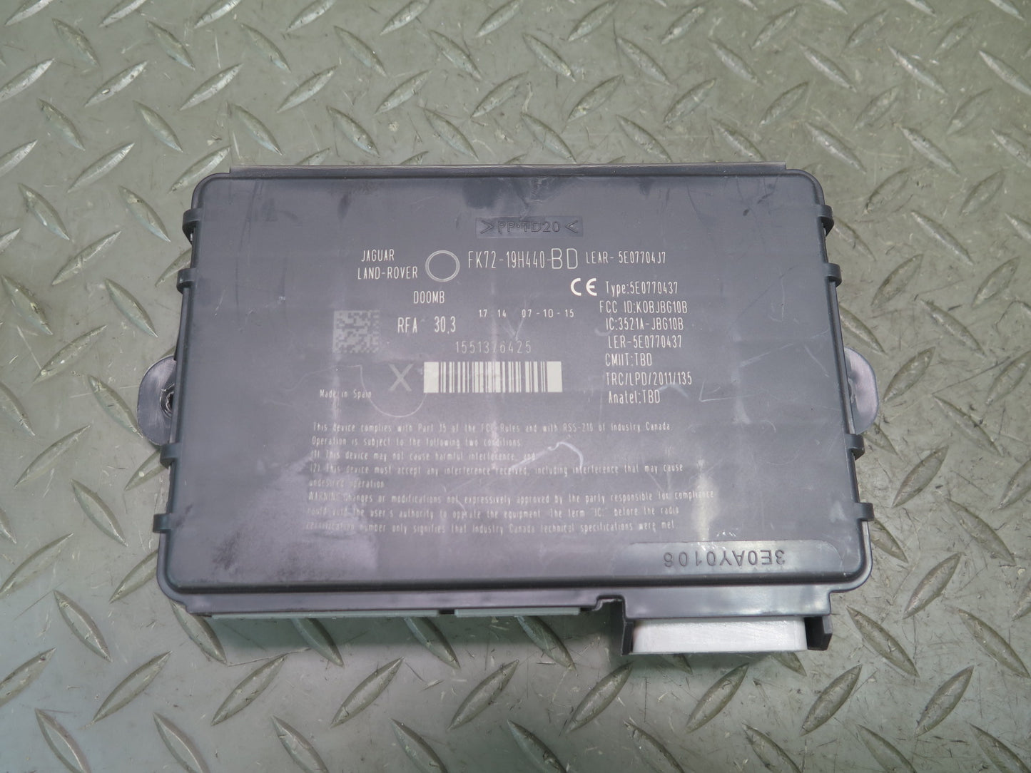 2016 Range Rover Sport L494 3.0L GDI Engine ECU Body BCM Speedo Lock Set
