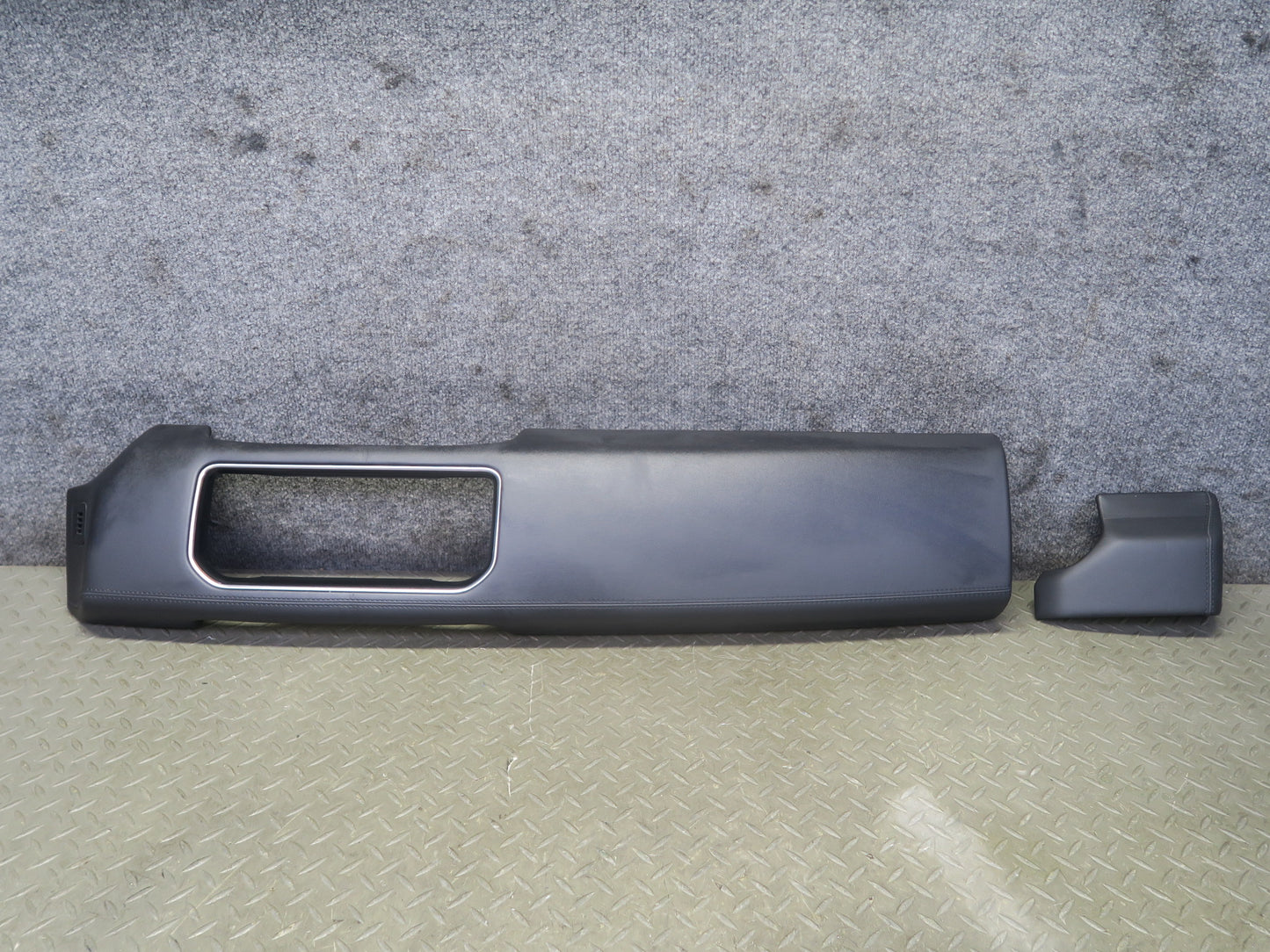 14-17 Range Rover Sport L494 Dash Front Leather Trim Bezel Cover Panel Set of 2
