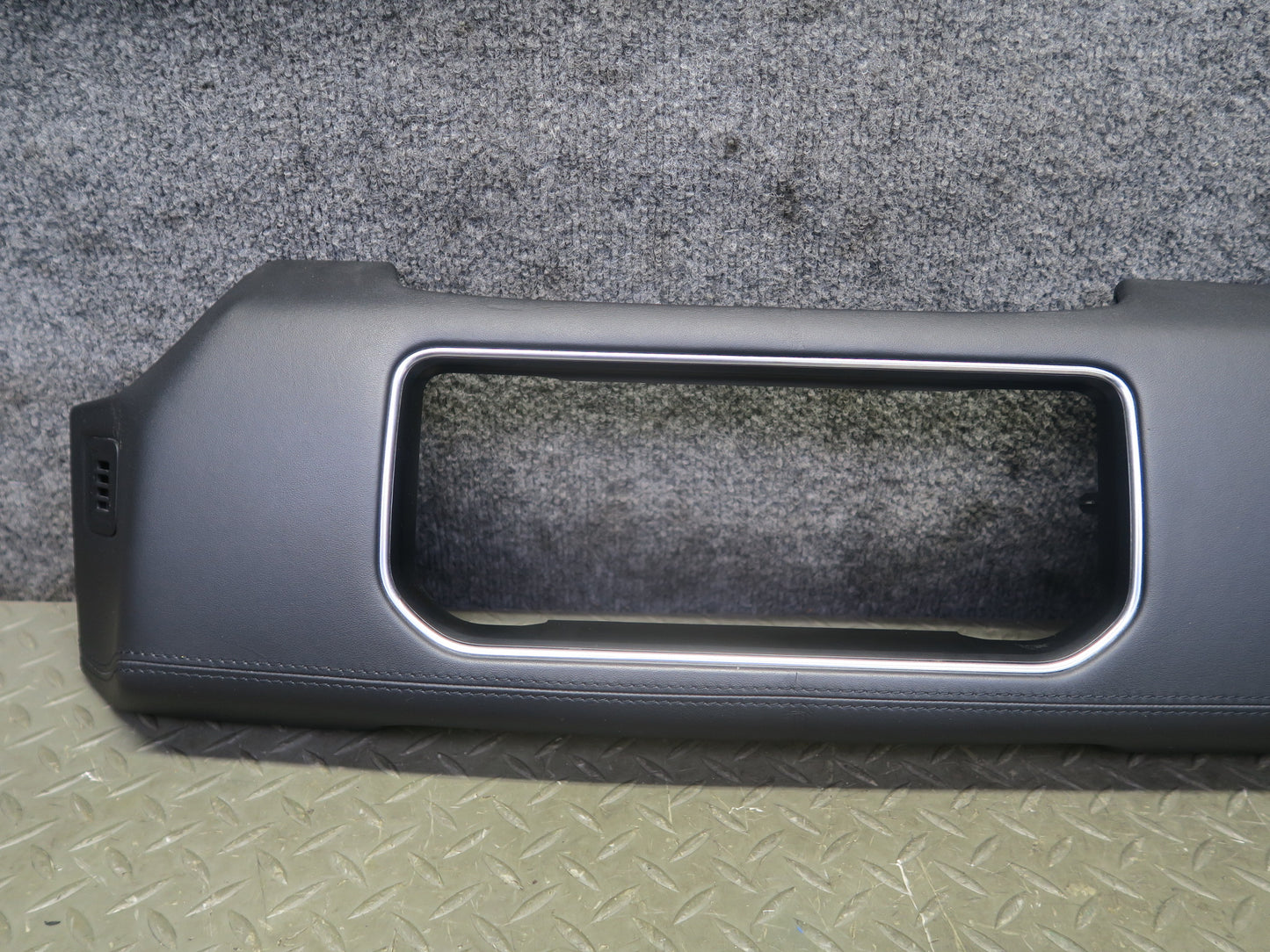 14-17 Range Rover Sport L494 Dash Front Leather Trim Bezel Cover Panel Set of 2