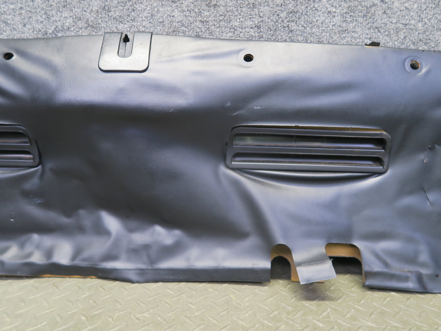 79-83 Datsun Nissan 280ZX S130 2+0 Rear Trunk Hatch Trim Cover Panel Black OEM