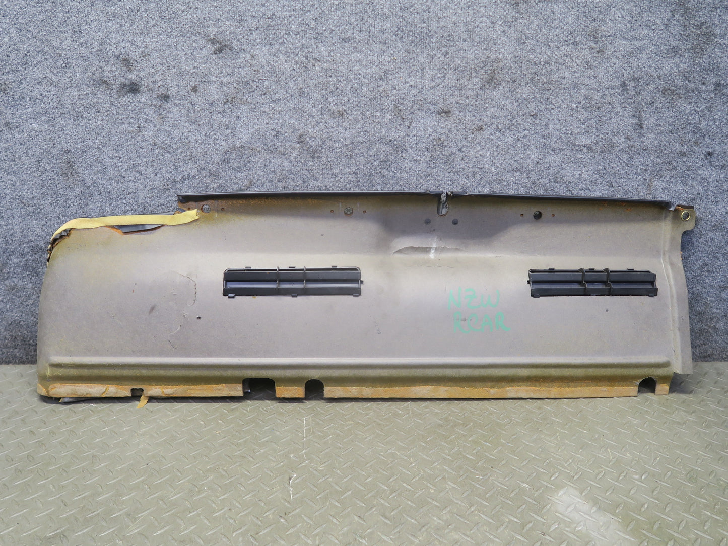 79-83 Datsun Nissan 280ZX S130 2+0 Rear Trunk Hatch Trim Cover Panel Black OEM