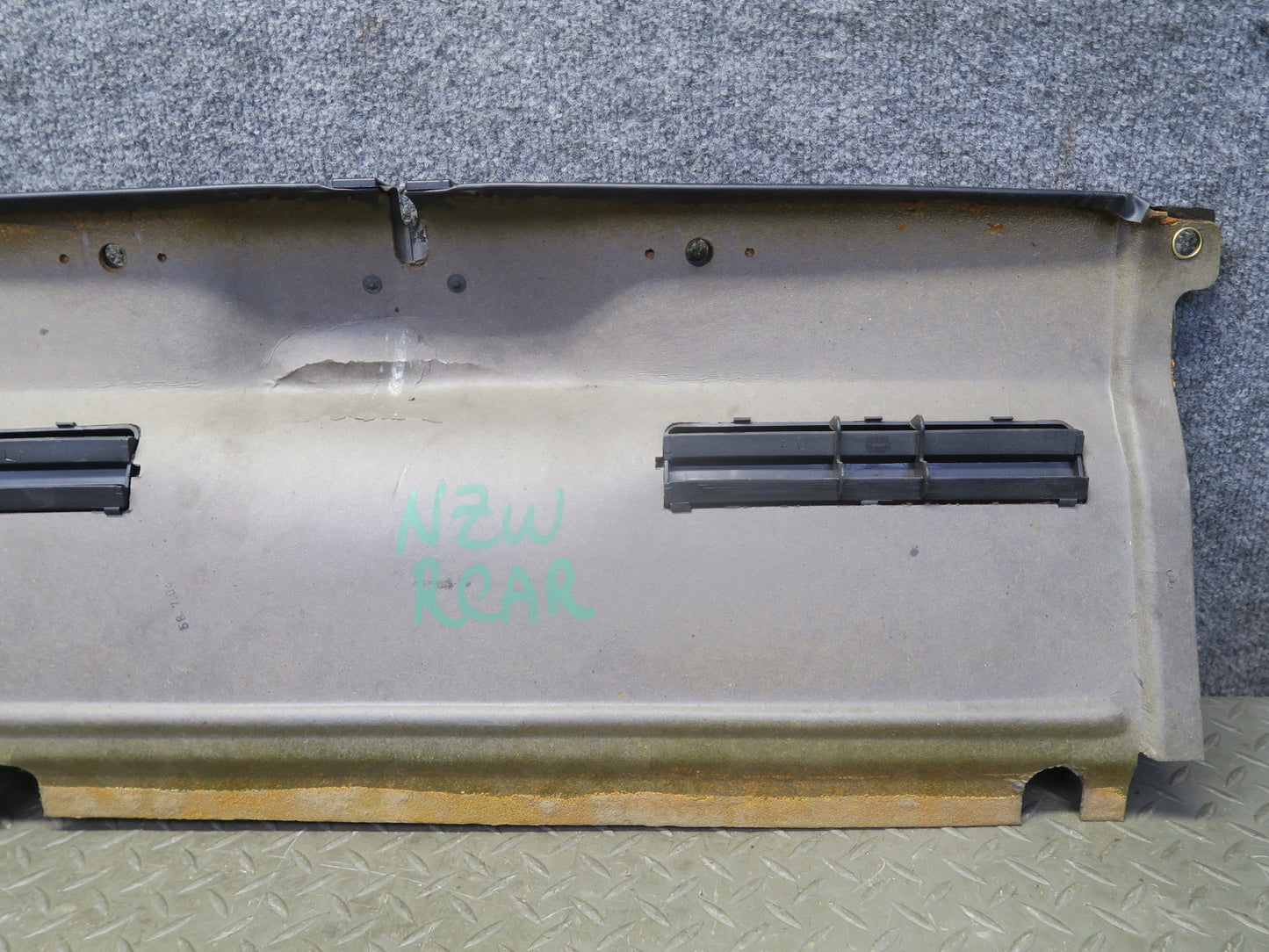 79-83 Datsun Nissan 280ZX S130 2+0 Rear Trunk Hatch Trim Cover Panel Black OEM