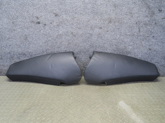 10-13 BMW E92 335xi Coupe Rear Right & Left Seat Leather Bolster Set Black OEM