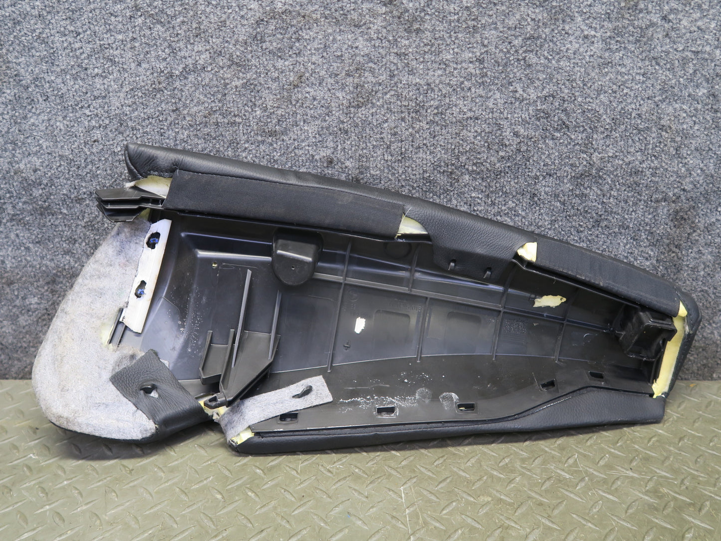 10-13 BMW E92 335xi Coupe Rear Right & Left Seat Leather Bolster Set Black OEM