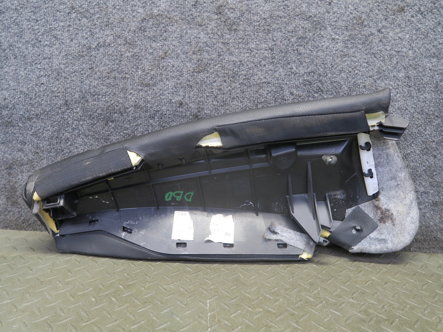 10-13 BMW E92 335xi Coupe Rear Right & Left Seat Leather Bolster Set Black OEM