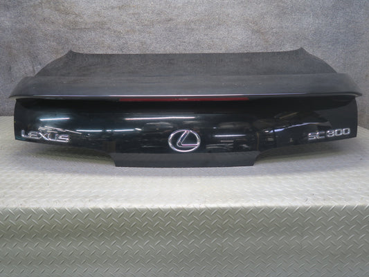 97-00 Lexus JZZ31L SC400 SC300 Rear Trunk Deck Lid w Spoiler Black Onyx OEM